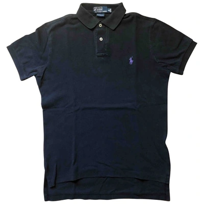 Pre-owned Polo Ralph Lauren Polo Ajustã© Manches Courtes Polo Shirt In Black
