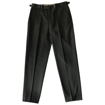 Pre-owned Paul Smith Black Cotton Trousers