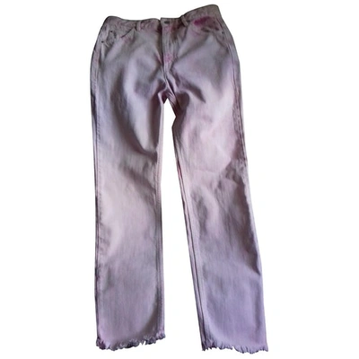 Pre-owned Isabel Marant Étoile Pink Cotton Jeans