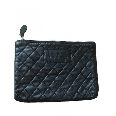 Pre-owned Designers Remix Leather Clutch Bag In Black
