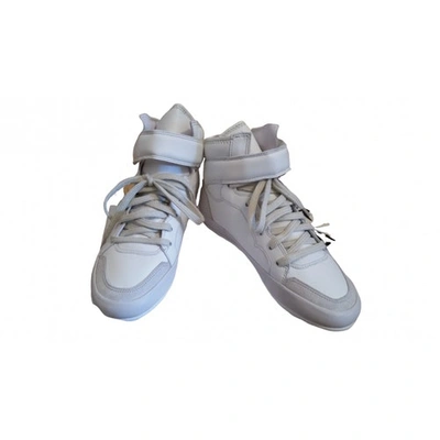 Pre-owned Isabel Marant White Leather Trainers