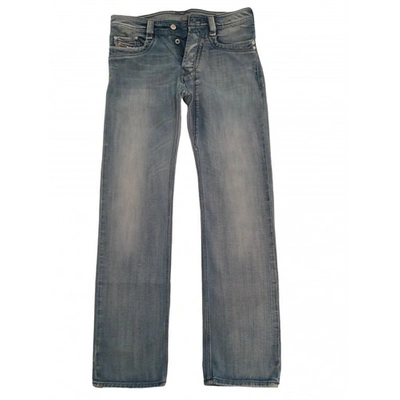 Pre-owned Diesel Straight Jeans In Blue