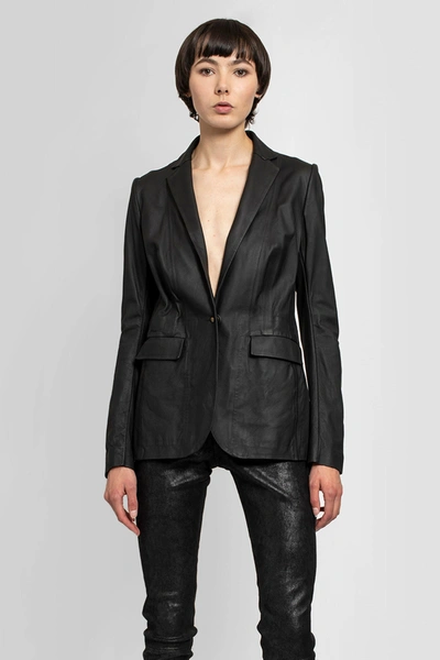 Isaac Sellam Leather Jackets In Black