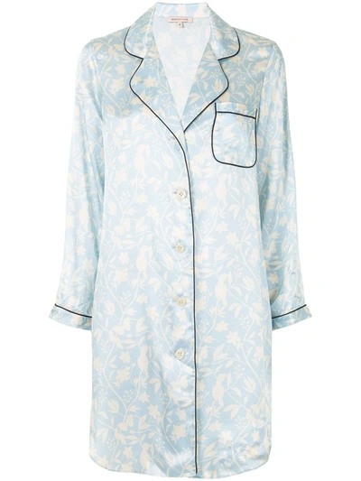 Morgan Lane Jillian Night Shirt In Blue