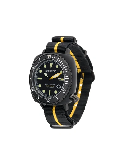 Briston Watches Clubmaster Diver Pro 44mm In Black