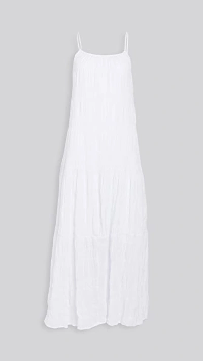 Bb Dakota X Steve Madden Roman Holiday Tiered Dress In Optic White