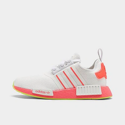 Adidas Originals Adidas Women's Originals Nmd R1 Casual Shoes In White/orange