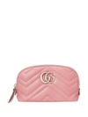 Gucci Women's Gg Marmont Large Cosmetic Case In Pink
