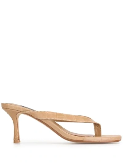 Senso Thong Strap Sandals In Neutrals