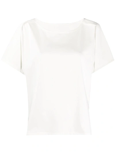 Issey Miyake White Cotton Blend T-shirt