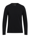 Majestic Basic Cotton T-shirt In Black