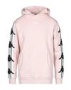 Kappa Sweatshirts In Light Pink