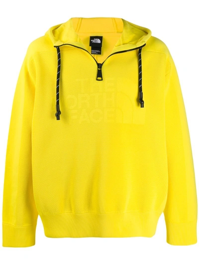The North Face Black Series Engineered Knit Hoodie In Yellow
