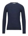Grey Daniele Alessandrini Sweaters In Blue