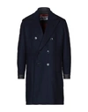 Frankie Morello Coats In Blue
