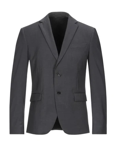 Dondup Suit Jackets In Grey