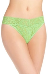 Hanky Panky Original Rise Thong In Kiwi Green