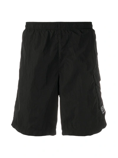 C.p. Company Cargo Shorts In Black