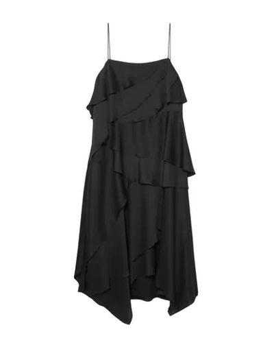 Grey Jason Wu Knee-length Dresses In Black