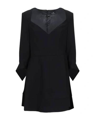 Elisabetta Franchi Short Dresses In Black