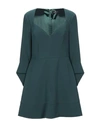 Elisabetta Franchi Short Dresses In Green