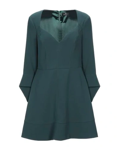 Elisabetta Franchi Short Dresses In Green