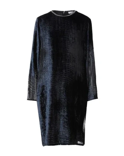 Fabiana Filippi Midi Dresses In Dark Blue