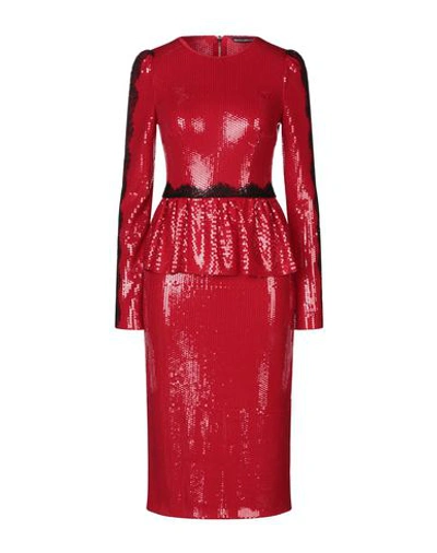 Marco Bologna Knee-length Dresses In Red