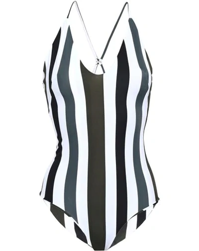 Mikoh One-piece Swimsuits In White