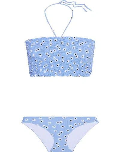 Ganni Bikinis In Sky Blue