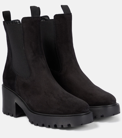 Hogan Ankle Boots In Black