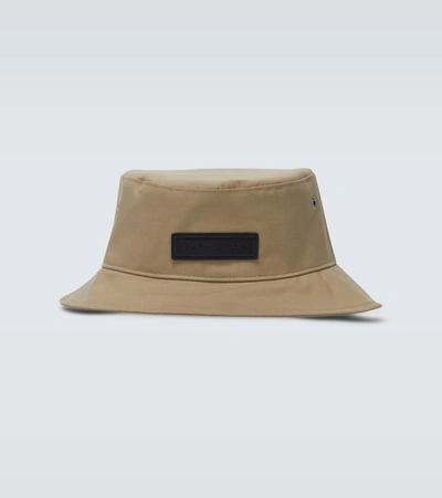 Mackintosh Barr Cotton Bucket Hat In Neutrals