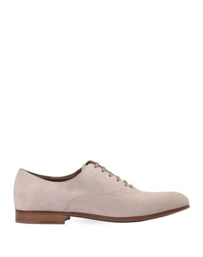 Gianvito Rossi Lace-up Shoes In Light Pink