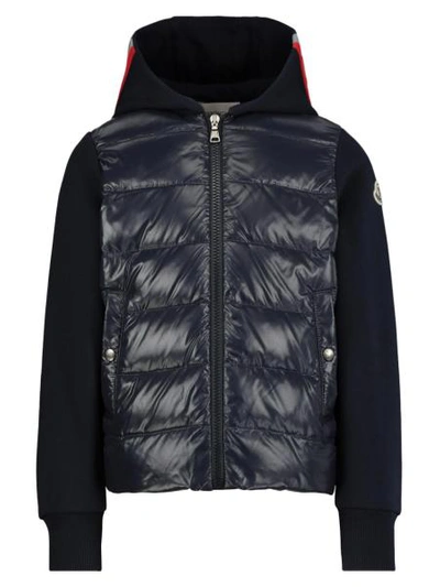 Moncler Kids Jacket For Boys In Blue