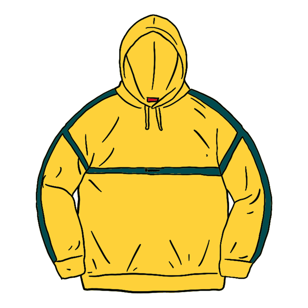 warm up hooded sweatshirt supreme