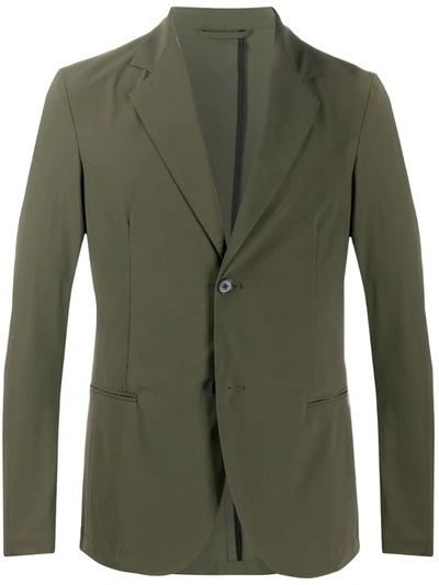 Hydrogen Peak Lapels Single-breasted Blazer In Green