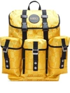 Gucci Off The Grid Gg Multi-pocket Backpack In Yellow