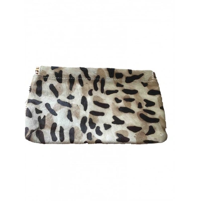 Pre-owned Designers Remix Pony-style Calfskin Clutch Bag