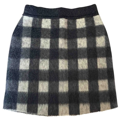 Pre-owned Balenciaga Wool Mid-length Skirt In Multicolour