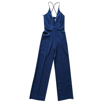 Pre-owned Mason By Michelle Mason Jumpsuit In Navy