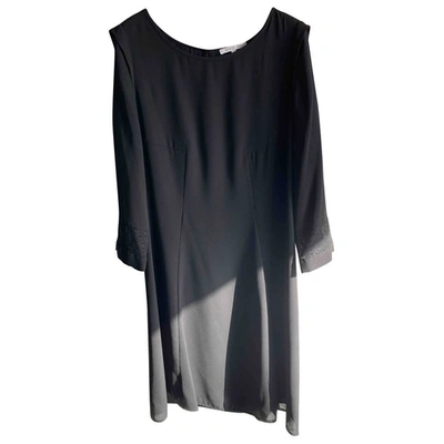 Pre-owned Patrizia Pepe Mini Dress In Black