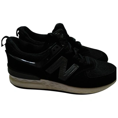 Pre-owned New Balance Trainers In Black