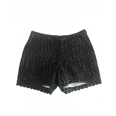 Pre-owned Manoush Black Polyester Shorts
