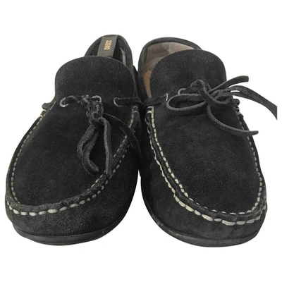 Pre-owned Bally Flats In Black
