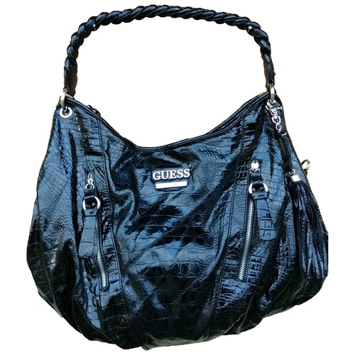 guess patent leather purse