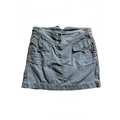 Pre-owned Isabel Marant Étoile Mini Skirt In Blue