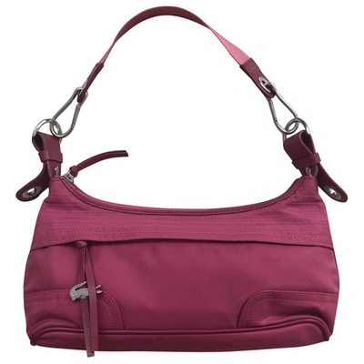 Pre-owned Lacoste Cloth Handbag In Pink