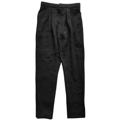 Pre-owned Chloé Carot Trousers In Black