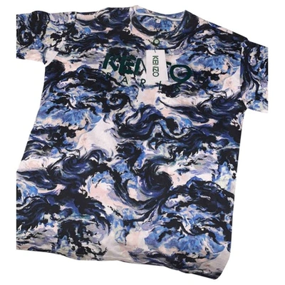 Pre-owned Kenzo Blue Cotton T-shirt