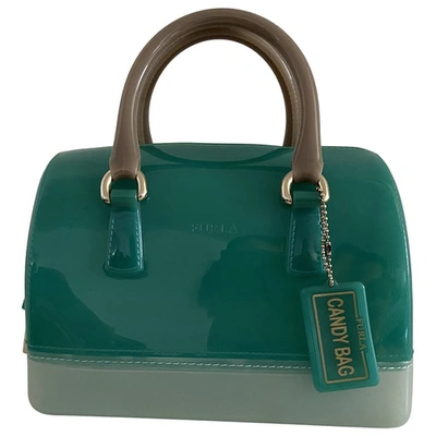 Pre-owned Furla Candy Bag Handbag In Green